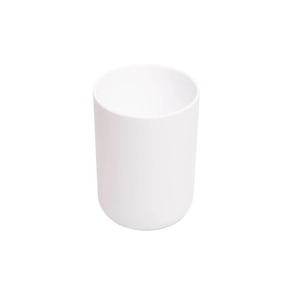 6 Peças Lyor de Bambu e ABS para Banheiro Branco