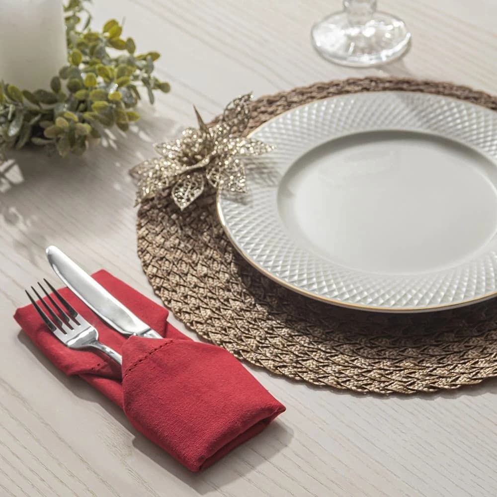 Aparelho de Jantar Home Style Eclat Gold 42 Peças Branco — foto 4 de 6