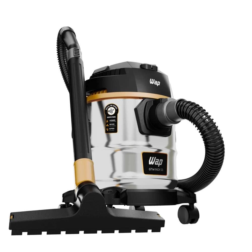 ASPIRADOR DE PÓ E ÁGUA WAP GTW INOX 12i