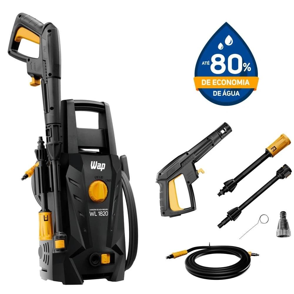 Desobstruidora de Alta Pressão 1400W 1500PSI WAP WL 1820 Black Ultra Padrão — foto 2 de 15