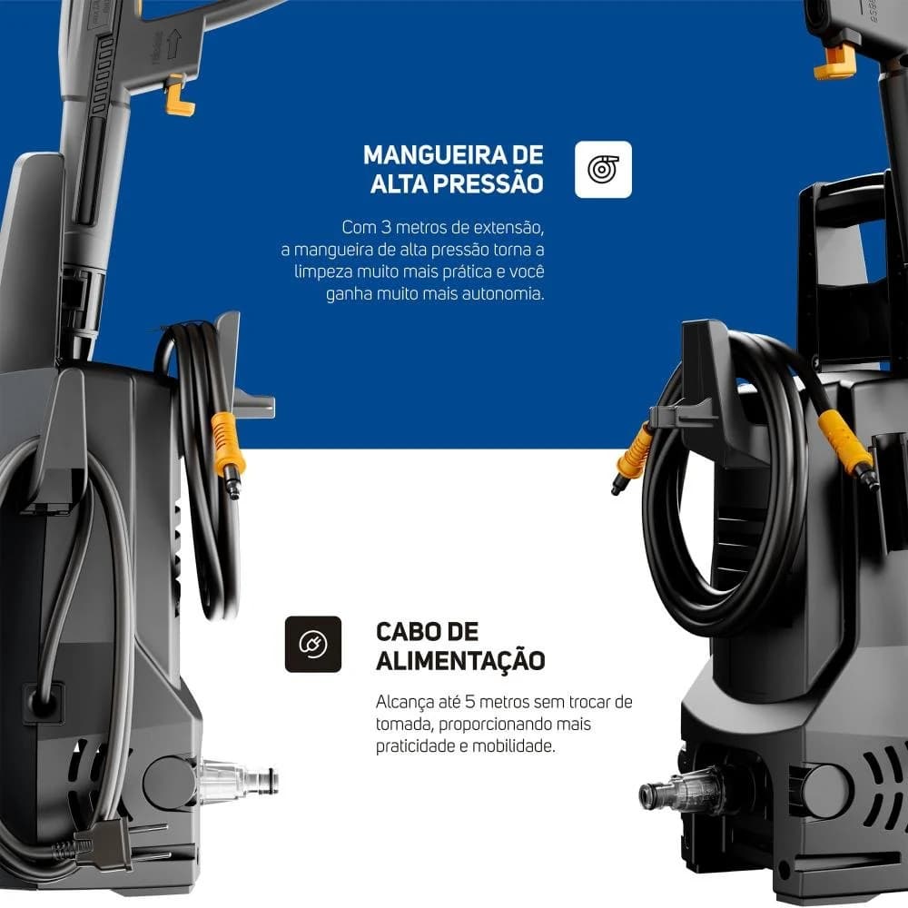 Desobstruidora de Alta Pressão 1400W 1500PSI WAP WL 1820 Black Ultra Padrão — foto 8 de 15