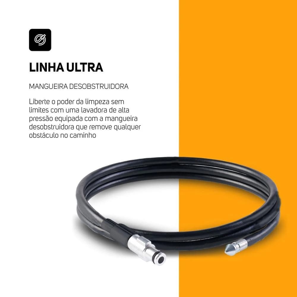 Desobstruidora de Alta Pressão 1400W 1500PSI WAP WL 1820 Black Ultra Padrão — foto 12 de 15
