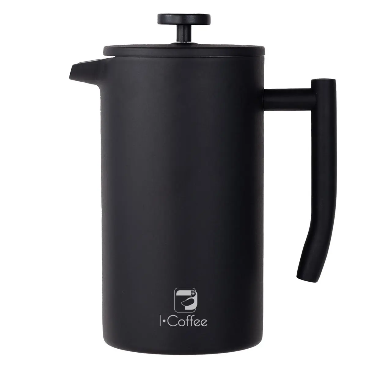 ICoffee cafeteira francesa Icoffee preta, 700 ml, em aço inoxidável, com isolamento térmico de dupla camada Padrão — foto 3 de 9
