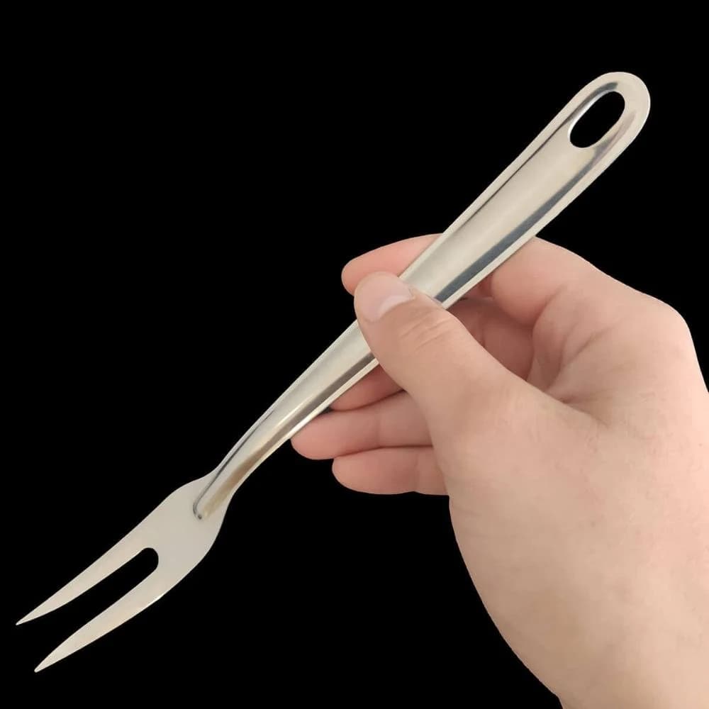 Jogo De 5 Talheres Para Servir Conjunto Utensílios Cozinha Taumer Inox Padrão — foto 4 de 8