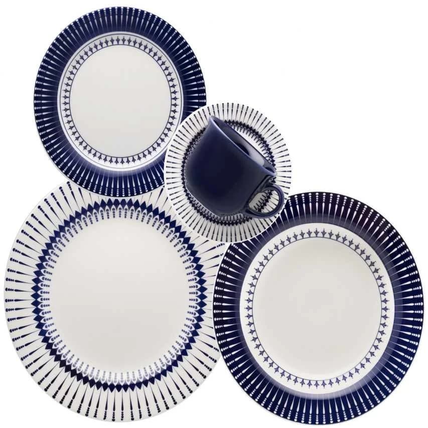 Jogo De Jantar Em Cerâmica Donna Com 20 Peças Oxford Colb