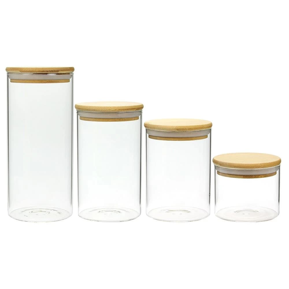 Jogo de Porta Mantimento Home Style Bambus