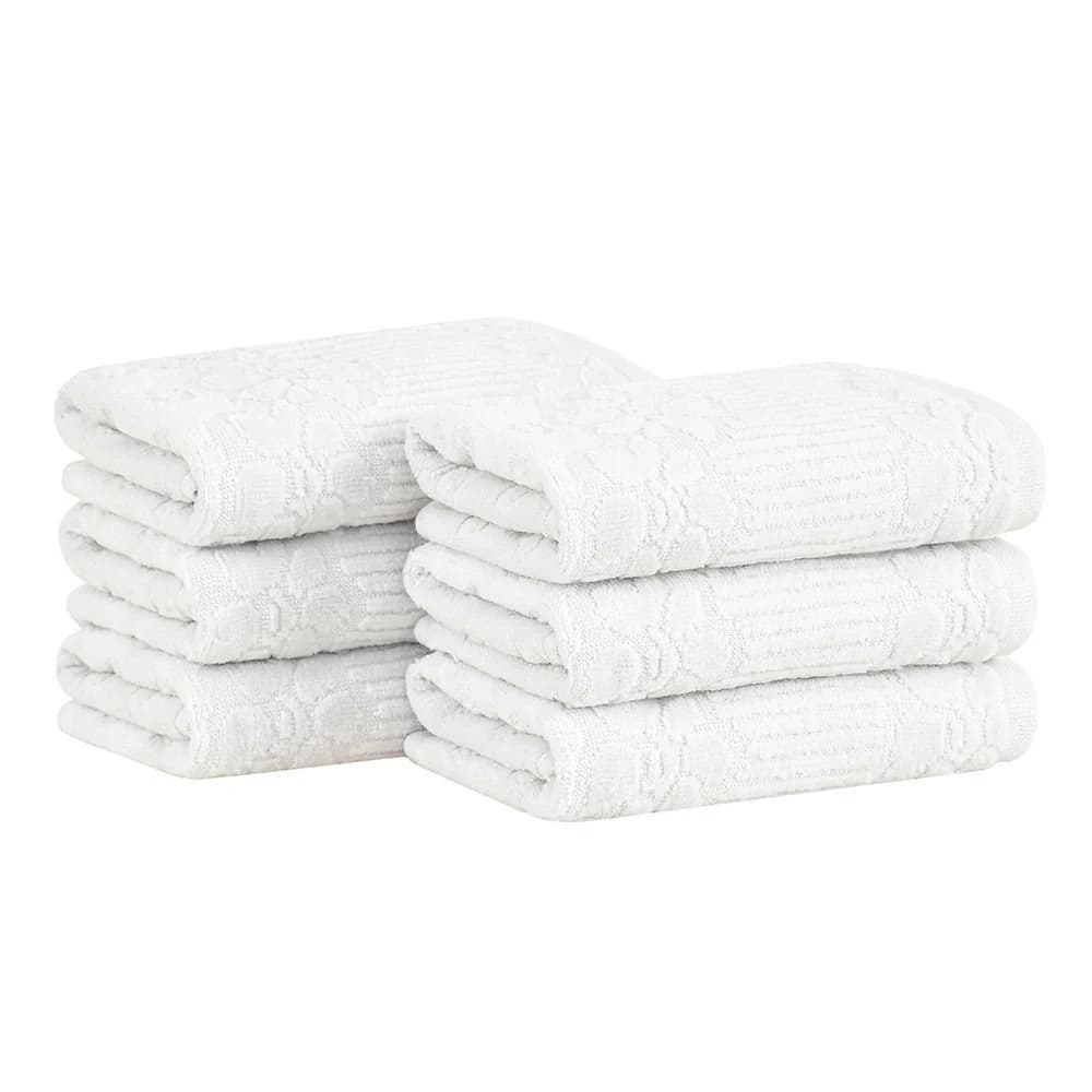 Kit 6 peças lavabo Buddemeyer Lollipop Cinza 100% Algodão