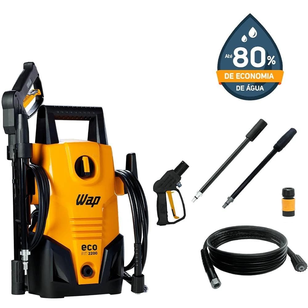 Lavadora de Alta Pressão 1400W 1500PSI WAP Eco Fit 2200 Padrão — foto 2 de 15