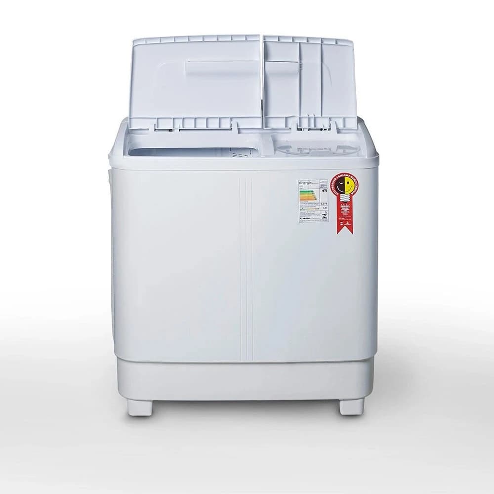 Máquina de Lavar Praxis 10Kg Lava 4 Kg e Centrifuga 6 Kg Twin Tub 2 em 1 Lava e Centrifuga Branco — foto 2 de 5