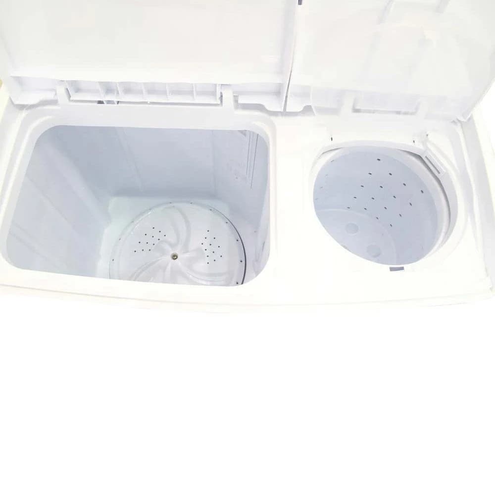 Máquina de Lavar Praxis 10Kg Lava 4 Kg e Centrifuga 6 Kg Twin Tub 2 em 1 Lava e Centrifuga Branco — foto 4 de 5
