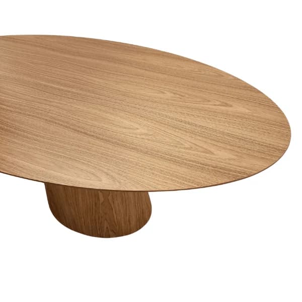 Mesa de Jantar Cone Oval 120x80 cm Tampo Freijó Base Freijó Freijó — foto 5 de 6