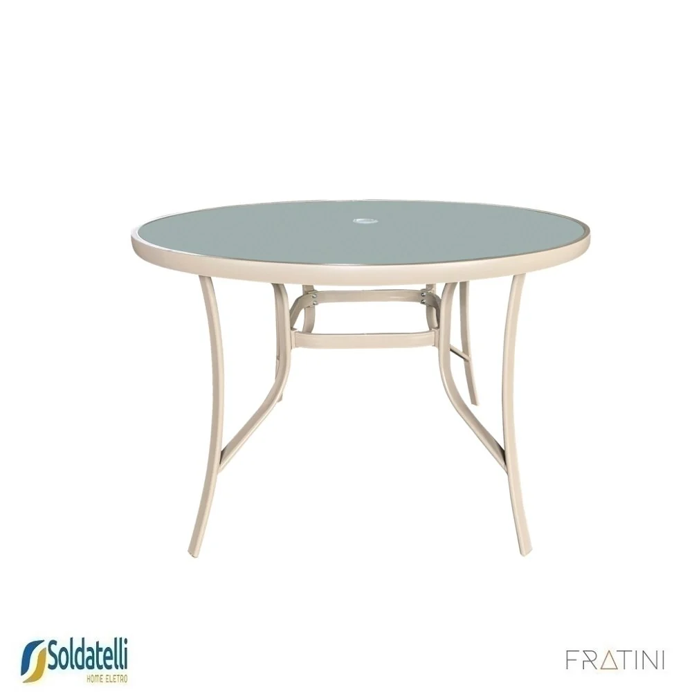 Mesa Outdoor Arpoador Cinza e Fendi - Fratini