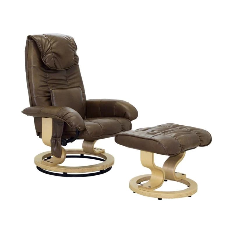 Poltrona de Massagem Louisiana Com Puff - Rivatti
