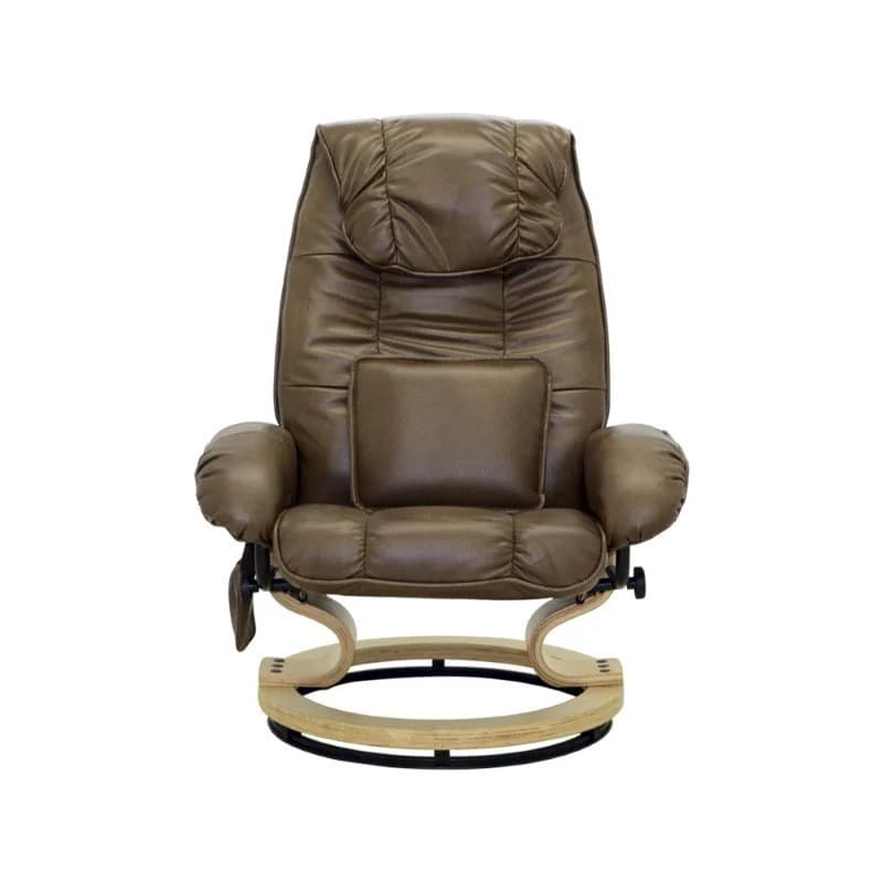 Poltrona de Massagem Louisiana Com Puff - Rivatti Marrom — foto 2 de 7