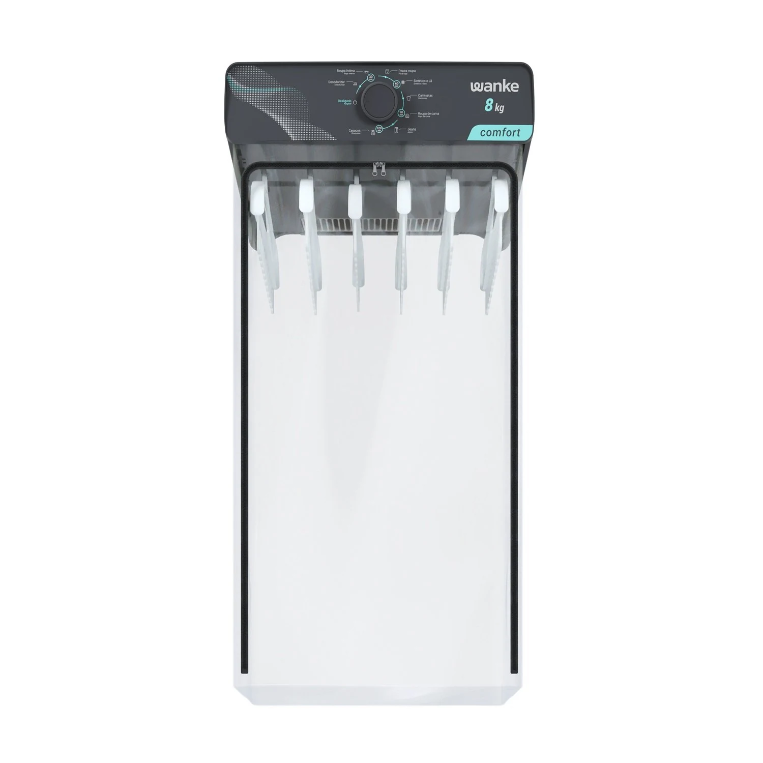Secadora de Roupas Wanke Comfort  - 8 Kg - Grafite
