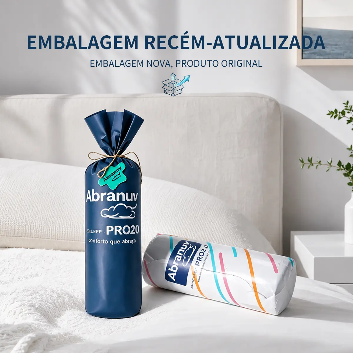 Travesseiro Cervical Ergonômico Espuma de Memória — Sono Confortável 1 unidade · Branco — foto 9 de 9