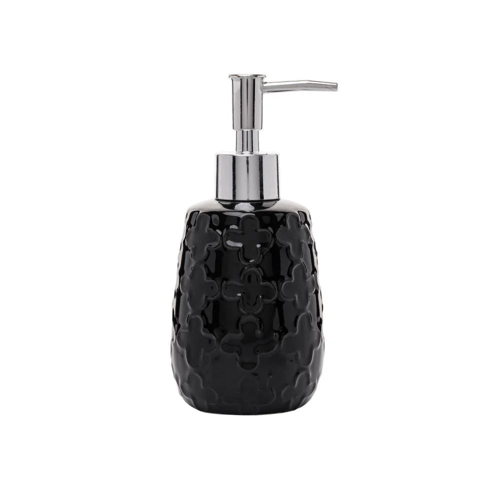 2 Peças para Banheiro Wolff Clover de Cerâmica Preto Preto · 2 peças — foto 2 de 6
