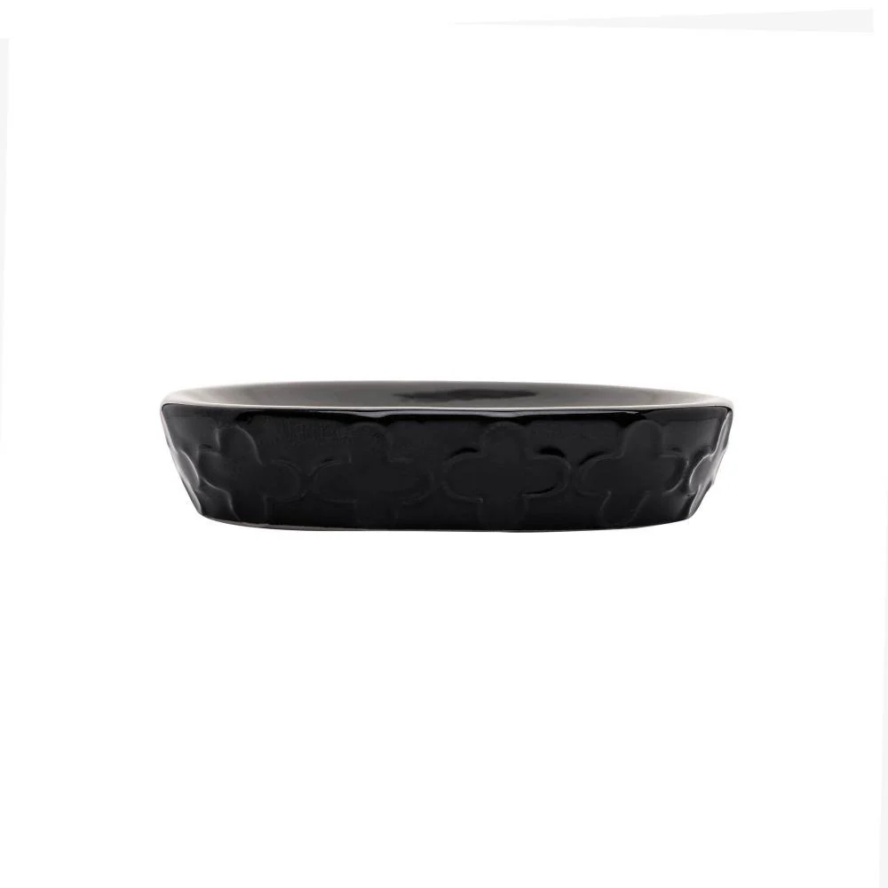 2 Peças para Banheiro Wolff Clover de Cerâmica Preto Preto · 2 peças — foto 3 de 6