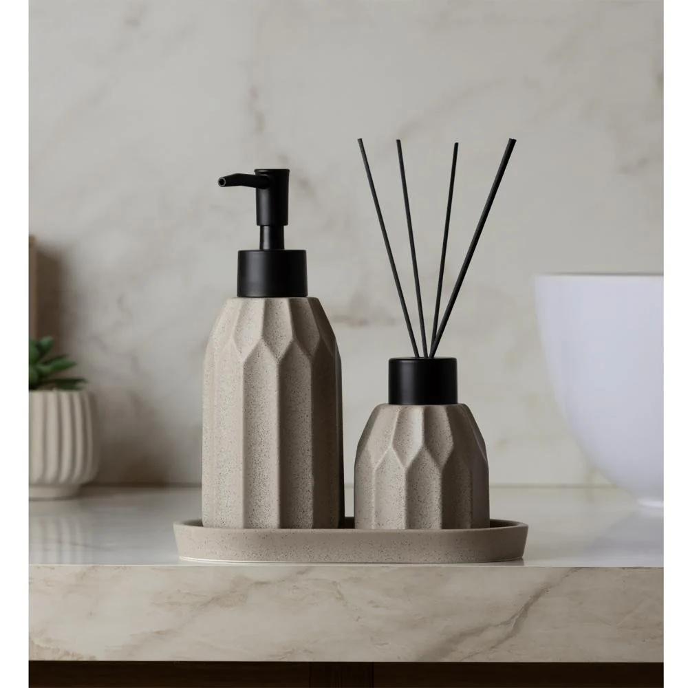 3 Peças para Banheiro Wolff Aromatta Cinza Cerâmica Cinza · 3 peças — foto 4 de 4