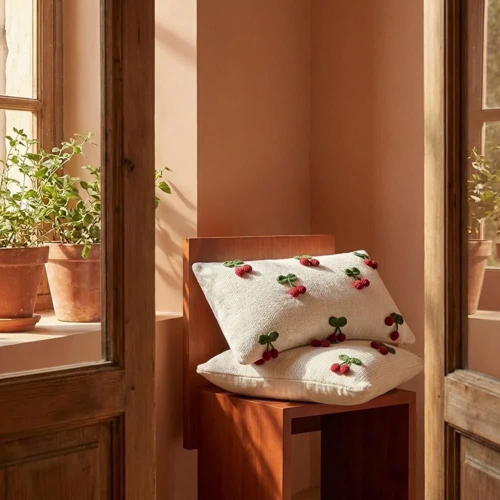 Almofada Home Style Cherry OFF-WHITE — foto 2 de 6