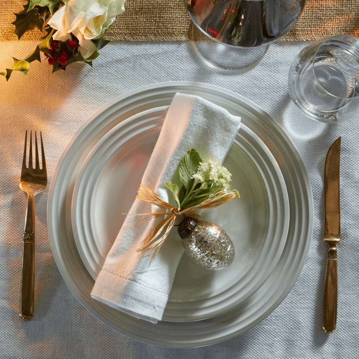 Aparelho de Jantar em Ceramica 12 Pecas Branco Le Creuset Branco — foto 5 de 6