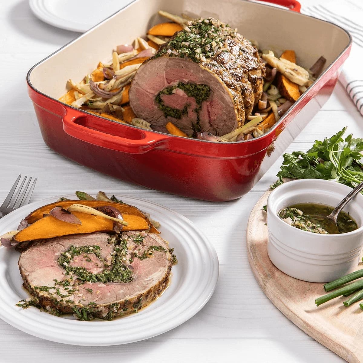 Aparelho de Jantar em Ceramica 12 Pecas Branco Le Creuset Branco — foto 6 de 6