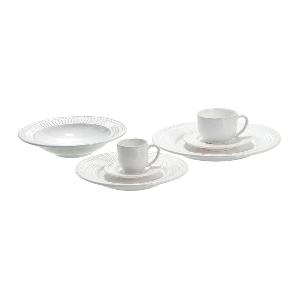 Aparelho de Jantar Porto Brasil Roma 42 peças Branco — foto 2 de 3