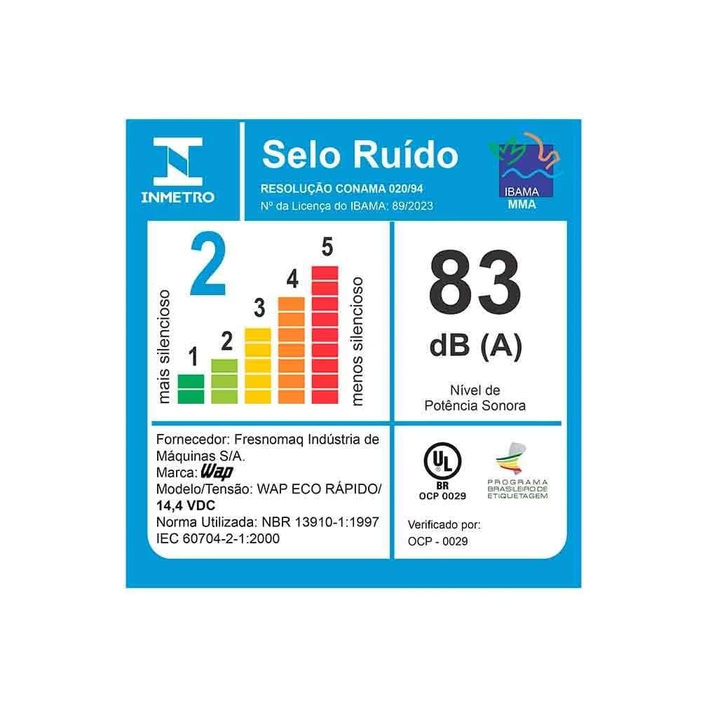 Aspirador de Pó 2 em 1 Sem Fio WAP Eco Rápido Carregador Bivolt — foto 10 de 11