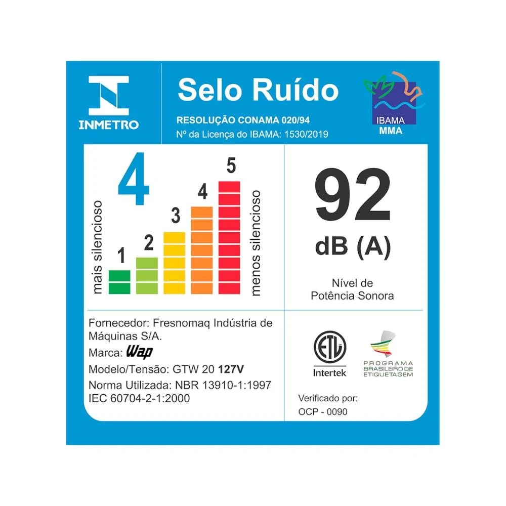 Aspirador de Pó e Água 1600W WAP GTW 20 127V — foto 12 de 14