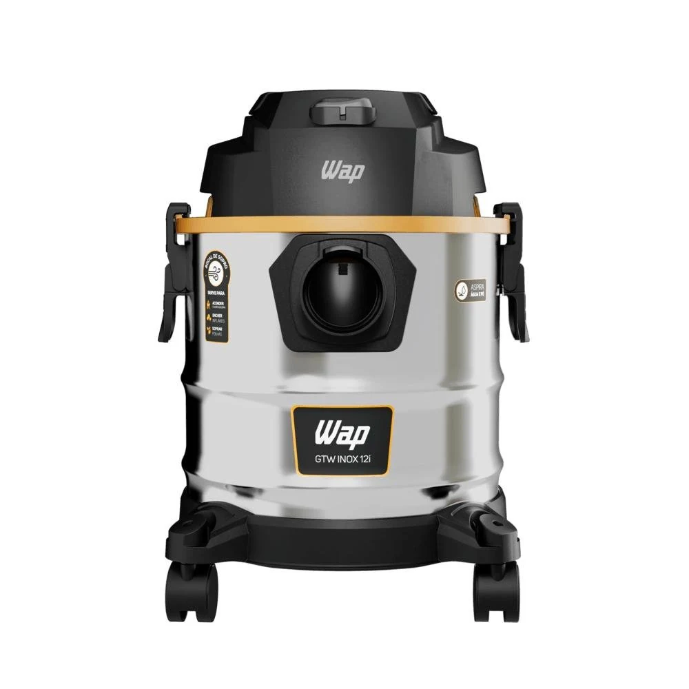 ASPIRADOR DE PÓ E ÁGUA WAP GTW INOX 12i 127V — foto 5 de 15