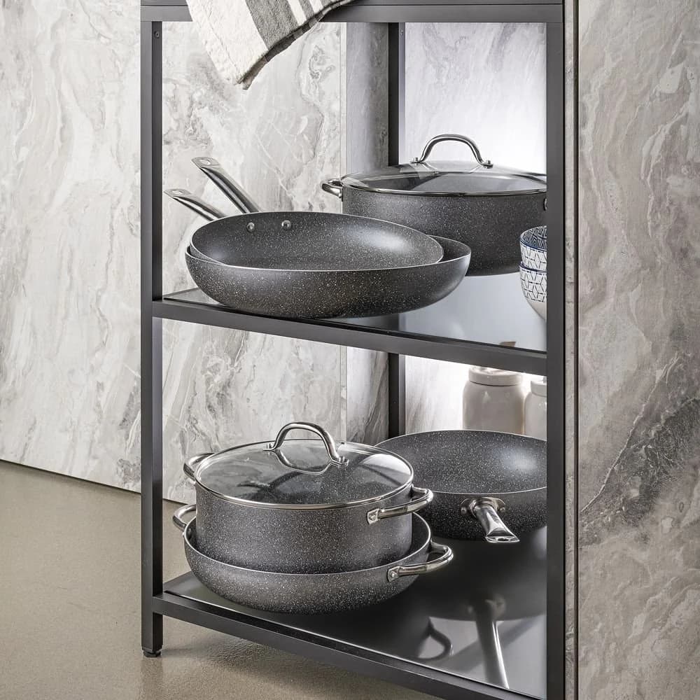 Caçarola Indução Tognana Big Family 28 cm CINZA — foto 5 de 6