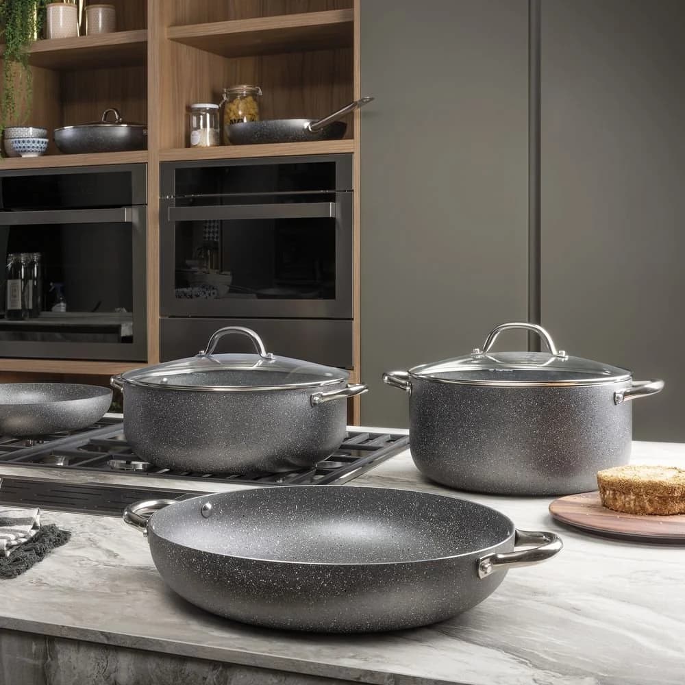 Caçarola Indução Tognana Big Family 32 cm CINZA — foto 4 de 6