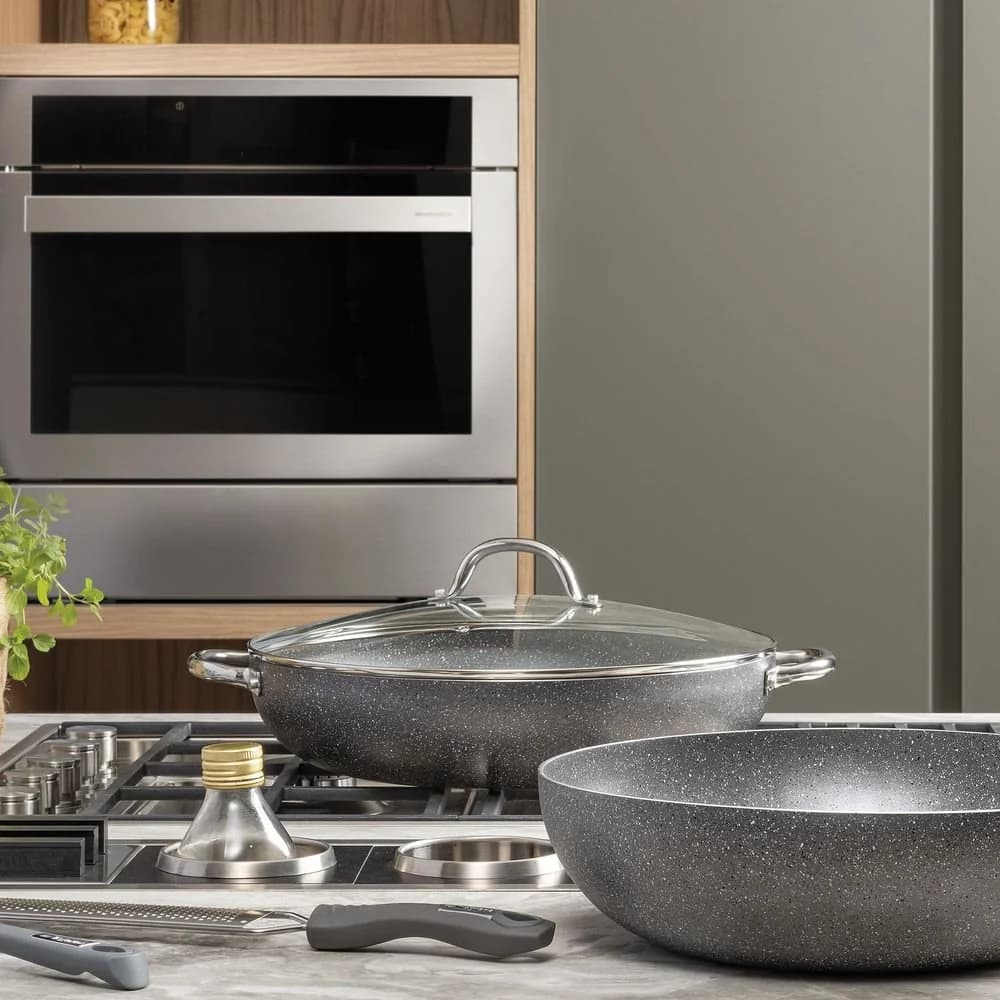 Caçarola Indução Tognana Big Family 36 cm CINZA — foto 4 de 4