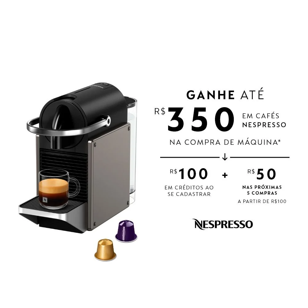 Cafeteira Nespresso Pixie CINZA TITANIO / 220V — foto 6 de 6