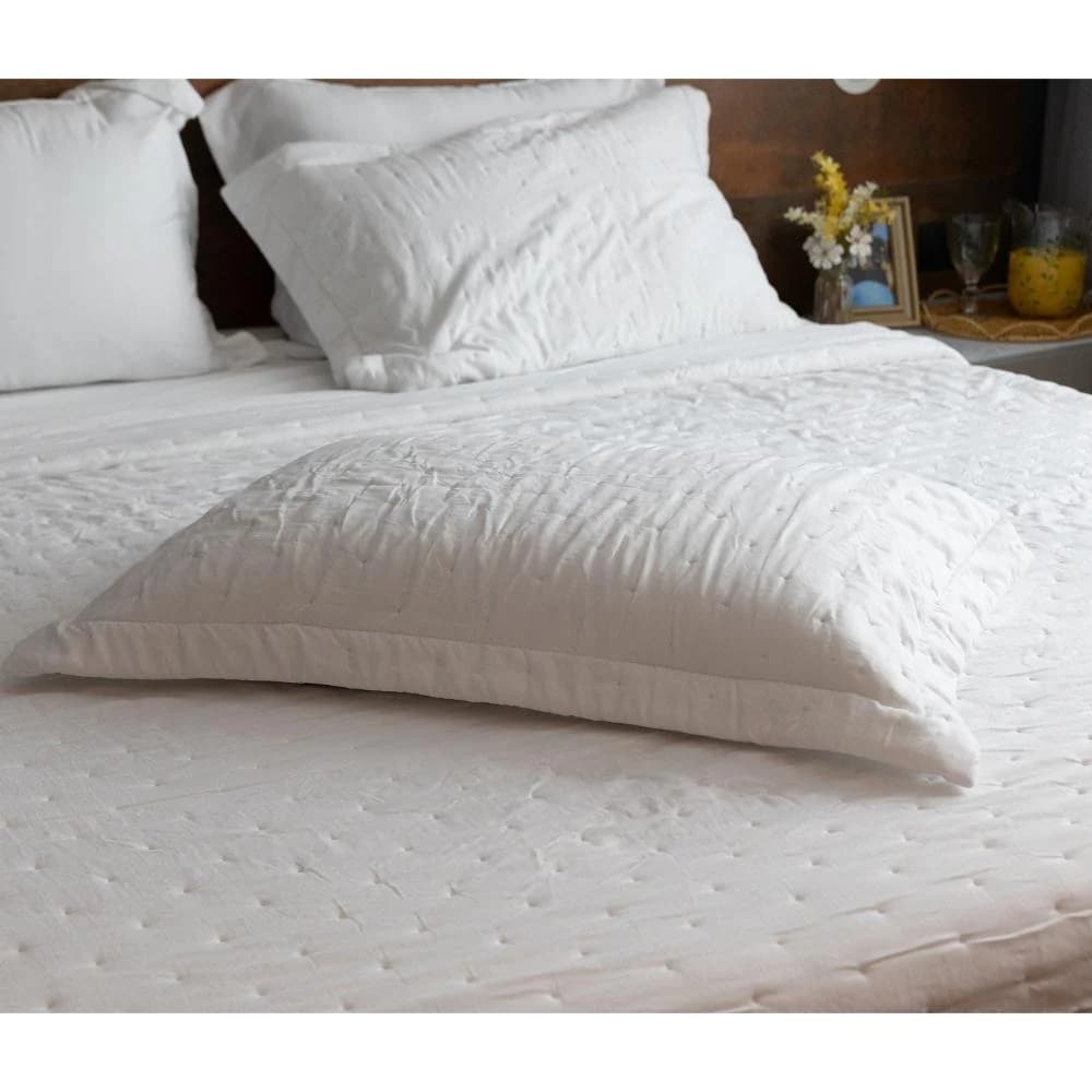 Colcha Matelassê Saphira Queen e 2 Porta Travesseiros Branco Único — foto 4 de 5