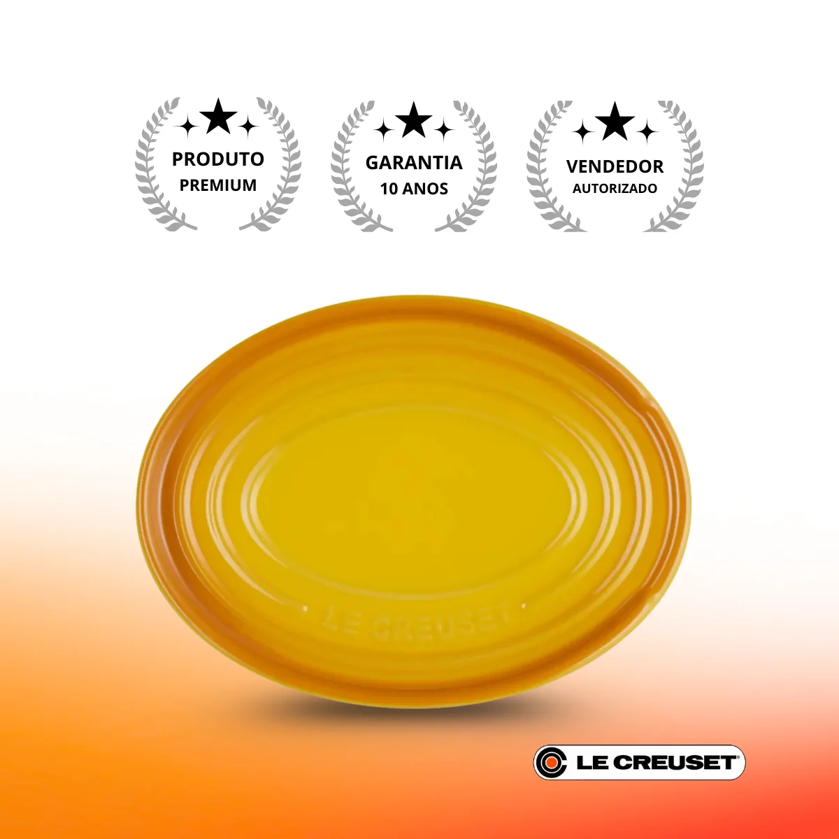 Descanso Oval de Colher de Ceramica Nectar Le Creuset Nectar / 16cm — foto 2 de 6