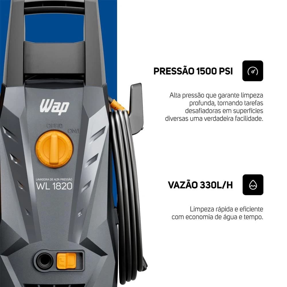 Desobstruidora de Alta Pressão 1400W 1500PSI WAP WL 1820 Ultra Padrão — foto 2 de 13