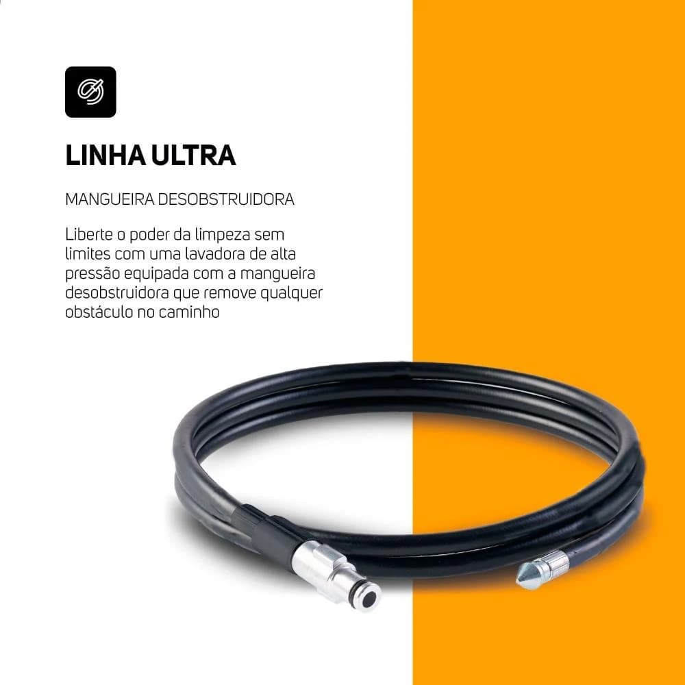 Desobstruidora de Alta Pressão 1500W 1750PSI WAP Ousada WL 2600 Ultra Padrão — foto 13 de 14
