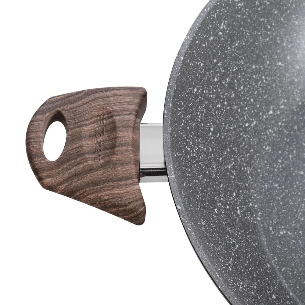 Frigideira Wok com Tampa Home Style By Tognana Jungle Black 32 cm PRETO — foto 2 de 3