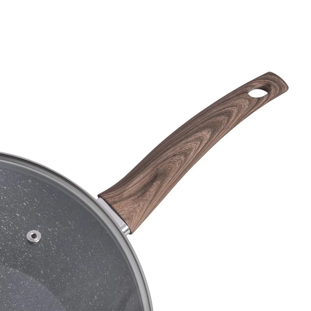 Frigideira Wok com Tampa Home Style By Tognana Jungle Black 32 cm PRETO — foto 3 de 3