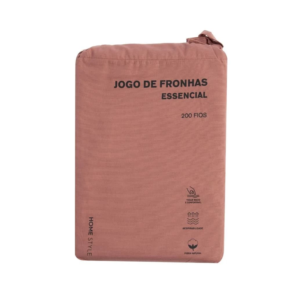 Fronha Essencial Home Style TERRACOTA — foto 2 de 2
