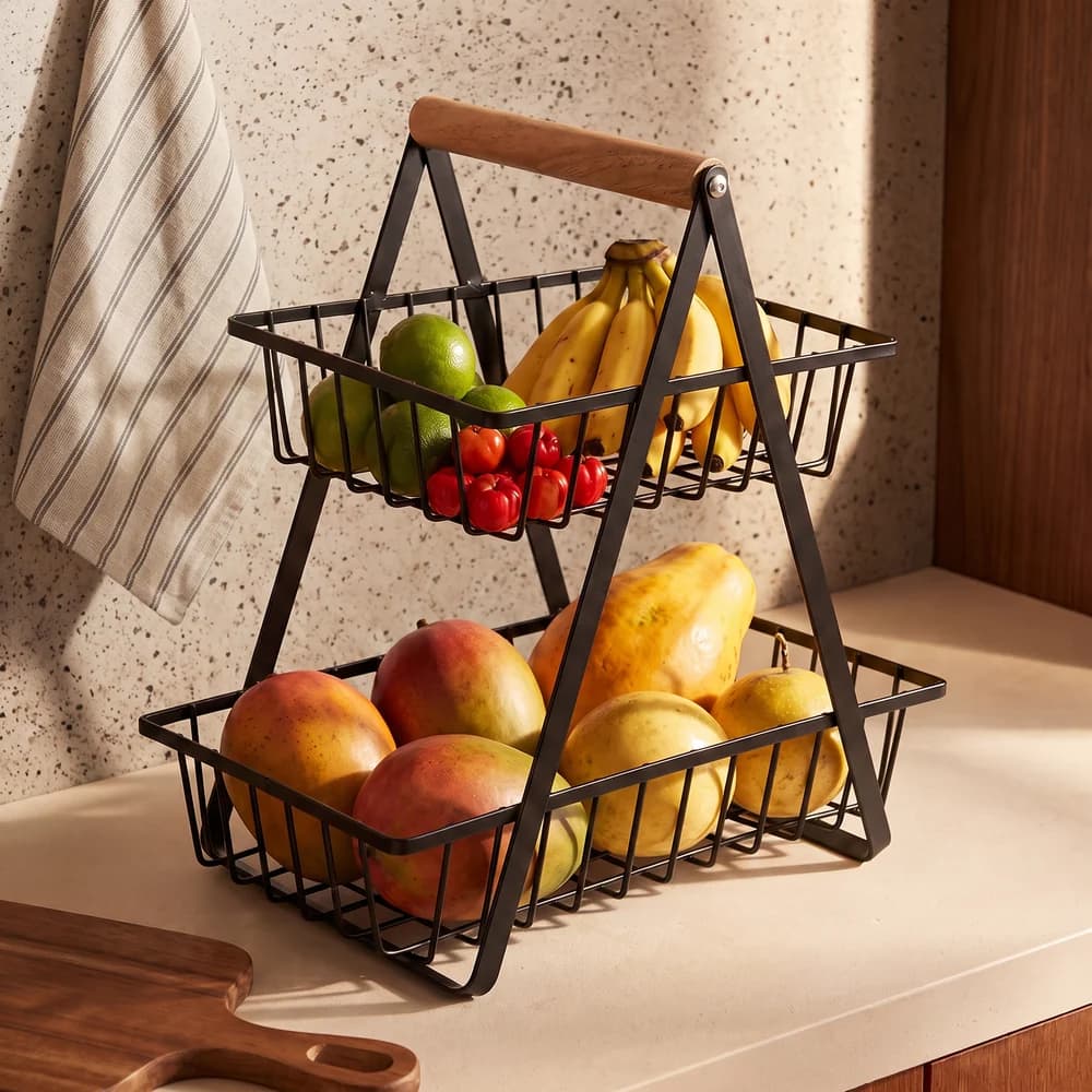 Fruteira Home Style Albers PRETO — foto 2 de 3