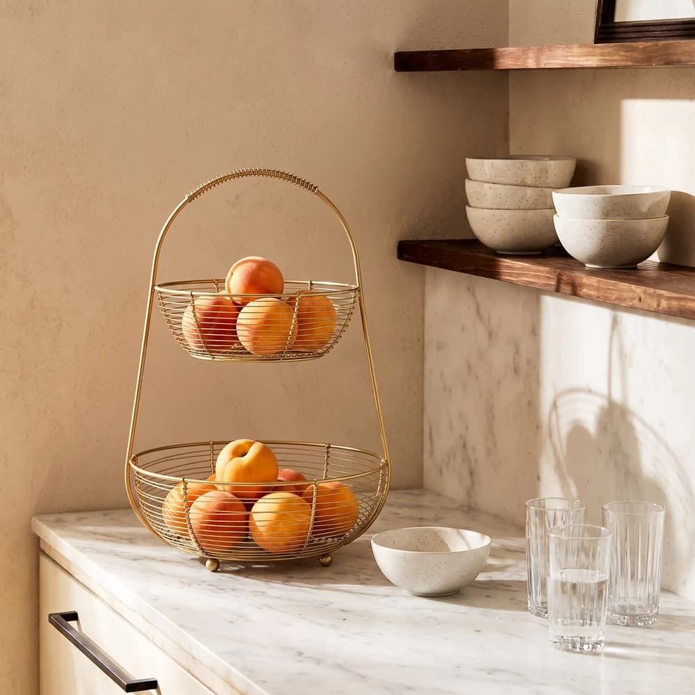 Fruteira Home Style Aurum Doble DOURADO — foto 6 de 6