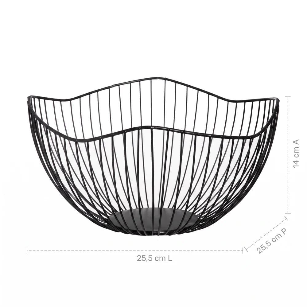 Fruteira Home Style Flux PRETO — foto 5 de 6