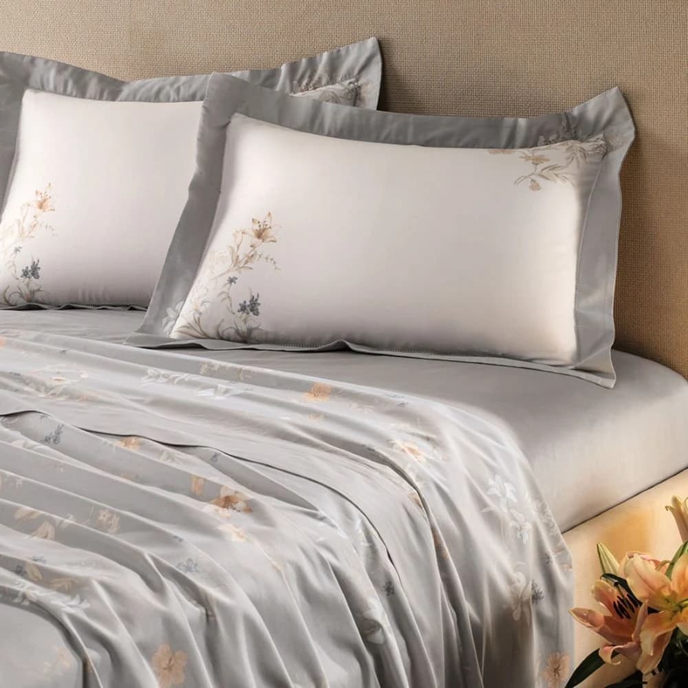 Jogo Cama Queen Altenburg 300 Fios Sublime Flor de Lírio Padrão — foto 2 de 3