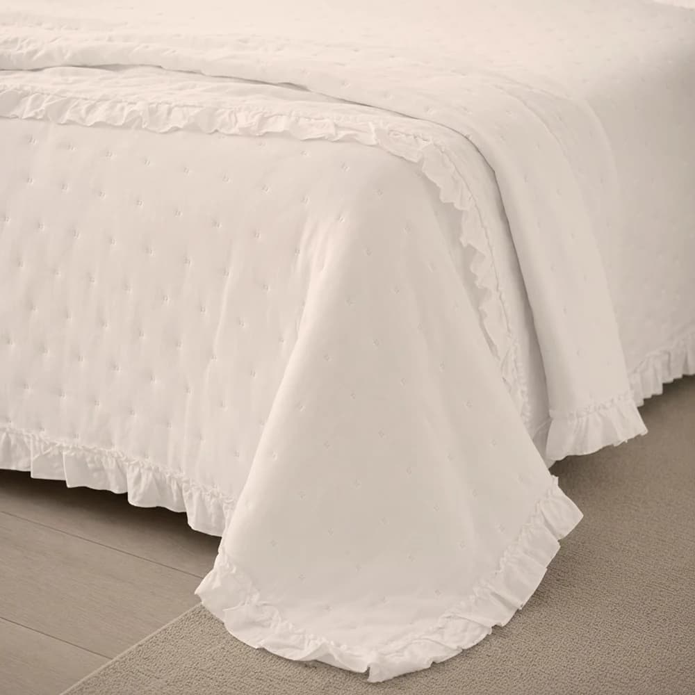 Jogo de Colcha Home Style Lilly OFF-WHITE / CASAL — foto 5 de 6