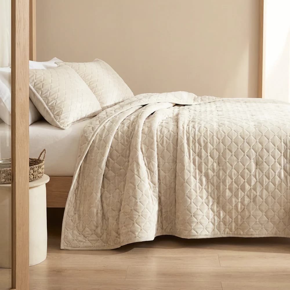 Jogo de Colcha Home Style Velluto OFF-WHITE / CASAL — foto 2 de 6