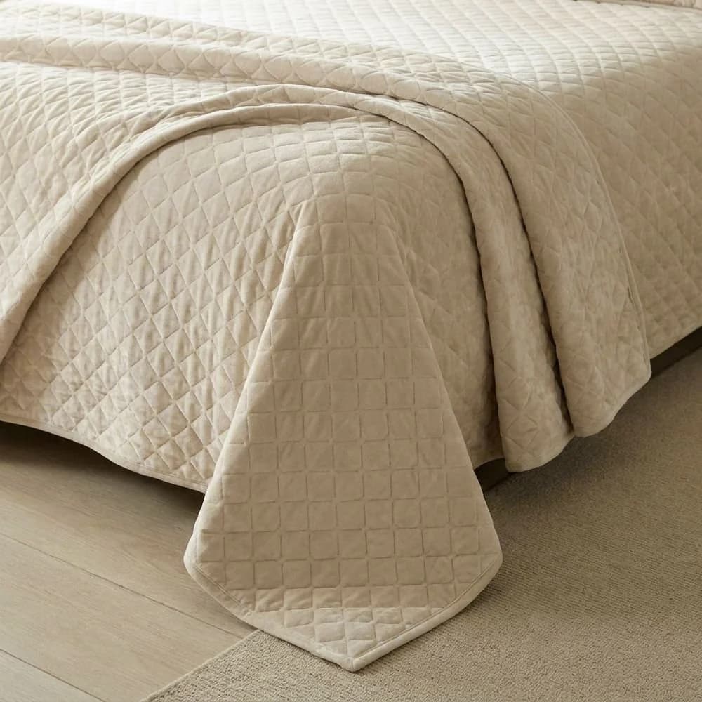 Jogo de Colcha Home Style Velluto OFF-WHITE / CASAL — foto 6 de 6