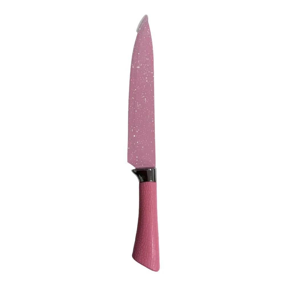 Jogo de Facas Rosa Kit com 6 Peças Beleza e Precisão para Sua Cozinha Padrão — foto 4 de 8