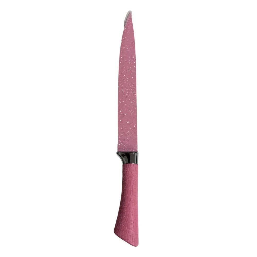 Jogo de Facas Rosa Kit com 6 Peças Beleza e Precisão para Sua Cozinha Padrão — foto 5 de 8